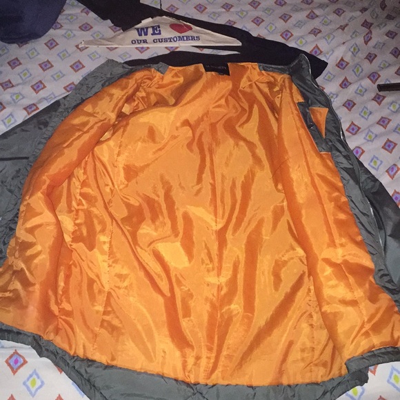 Fish tail long bomber jacket brand modern society - Picture 2 of 4